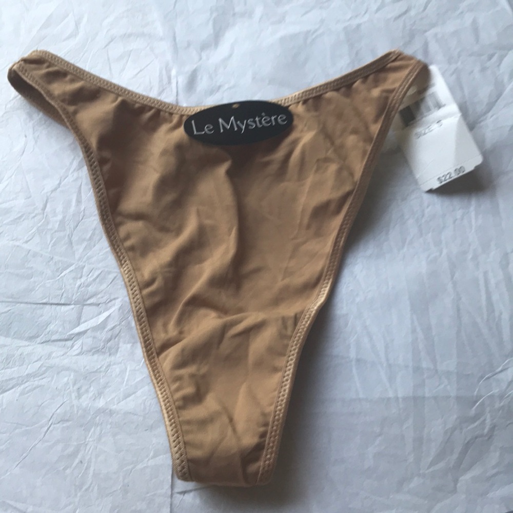 NWT Le Mystere bikini thong in Tan size S